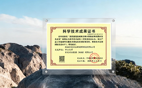 Internationally Advanced! Zhuhai&nbsp;Shuifa&nbsp;Singyes&nbsp;New&nbsp;Materials&nbsp;Technology&nbsp;Co.,&nbsp;Ltd. Successfully Passes Scientific and Technological Achievement Evaluation